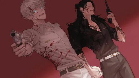 Desktop HD wallpaper: Anime, Satoru Gojo, Jujutsu Kaisen, Suguru Geto free ...