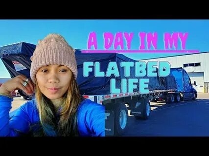 Pinay Trucker Girl Is FLATBED Trucking Really for me? FUN 😜 