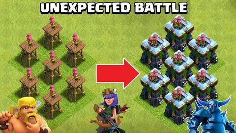 Archer Queen Vs Archer Tower Formation Clash of Clans Gamepl