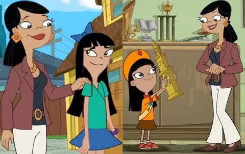 Dr Hirano And Her Daughters Phineas And Ferb By CLOUDY GIRL 