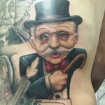 Tattoo by Ronnie - Monopoly Man