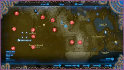 Botw Shrine Location Map - Maps : Resume Template Collection