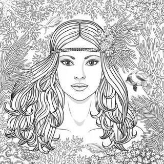 Uncolored Drawings Of Girls - Kuin kapal