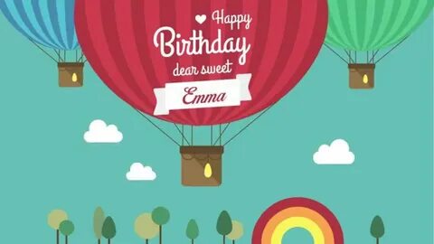Happy Birthday Dear Emma, full HD 1080p - YouTube