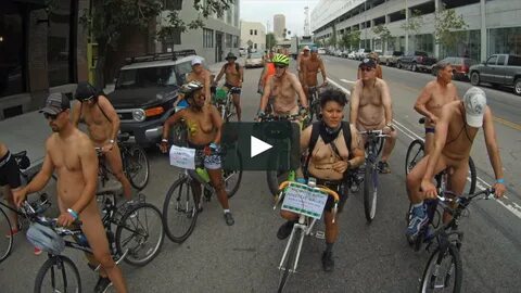 Los Angeles World Naked Bike Ride 2018 - ThiEYE Camera on Vi
