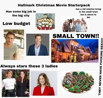 Hallmark Christmas movies starter pack meme - AhSeeit