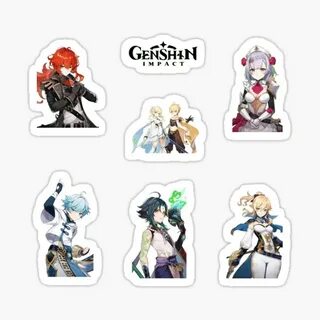 Genshin Impact Stickers Anime stickers, Sticker design, Prin