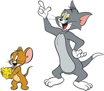 Tom And Jerry - Happy Tom And Jerry - (1027x1000) Png Clipar