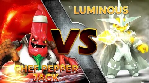 Skylanders Trap Team - Chef Pepper Jack VS Luminous - YouTub