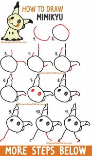 How to Draw Mimikyu from Pokemon Easy Step by Step Drawing L