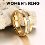 Кольцо Couple's Matching Ring, His or Hers CZ Gold Color Sta