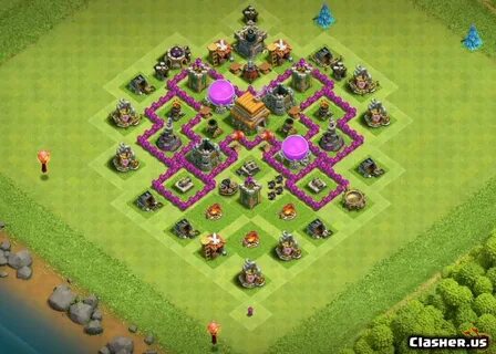 Copy Base Town Hall 6 TH6 Farming/Trophy base #40 With Link 