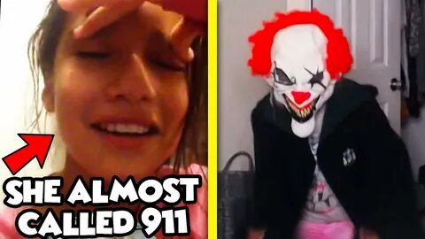 Scary Clown Prank On Fans Goes Wrong... - YouTube