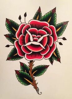 Cabbage Rose Print Rose tattoos, Red tattoos, Rose print