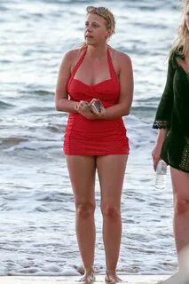Jodie Sweetin in Red Vintage Swimsuit 2017 -05 GotCeleb