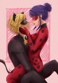 RANDOM PUNK ♥ ฅ(Wω눈 ฅ) Miraculous ladybug kiss, Miraculous l