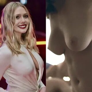 Elizabeth olsen boobs real lingerie