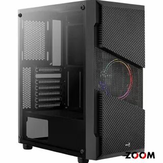 Корпус Aerocool Menace Saturn RGB-G-BK-v1 (3xUSB, 2xAudio, 0