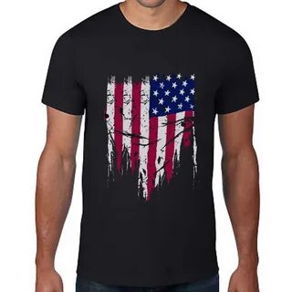 Buy usa flag t shirt for ladies - In stock