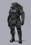 Making of 3D Military Character in Exoskeleton - Компьютерна