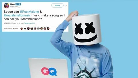Watch Marshmello Goes Undercover on Twitter, YouTube, and Re