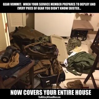 Hilarious military deployment meme for military spouses! #mi