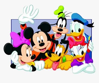 Walt Disney Cartoon Characters - Mickey Mouse And Friends Pn