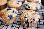 Healthy and delicious blueberry coconut muffins! Made with f