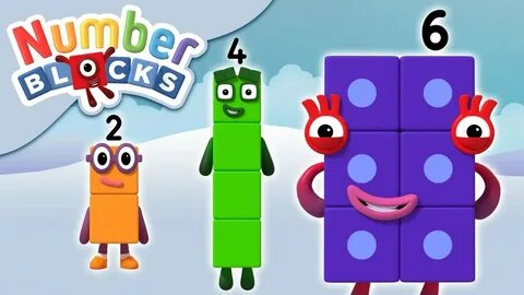 @Numberblocks- Even Numbers Learn to Count - YouTube