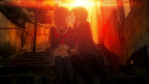 Обои Девушки аниме целуются " Скачать красивые HD обои (карт