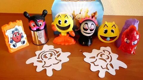 2014 Pac-Man and the Ghostly Adventures Kids Meal Toys Compl