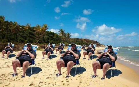 Multiple Sitings Chris Christie Beach Picture Know Your Meme