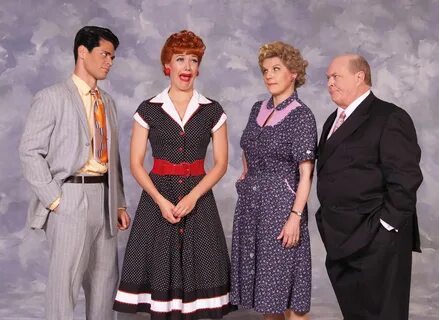 Ricky, Lucy, Ethel & Fred! #ILoveLucy #LiveOnStage I love lu