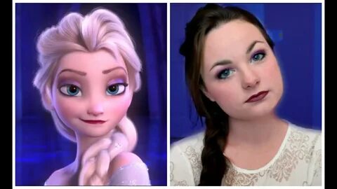 Frozen's Elsa Inspired Makeup Tutorial - YouTube