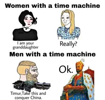 Time Travel: Is Invented / Men With a Time Machine Know Your