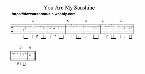 you are my sunshine easy guitar tab Piano songs for beginner