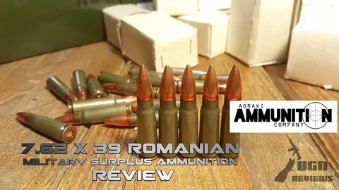 7.62 x 39 Romanian Military Surplus Review - YouTube