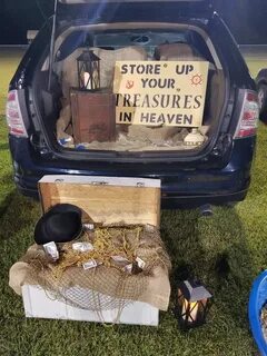 Pirate Theme Church Trunk or Treat Store up your treasures i