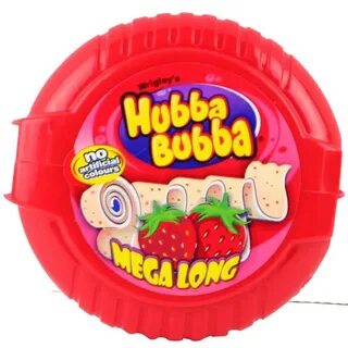 Hubba Bubba Bubble Tape Sour Blue Raspberry 56g - Here For A
