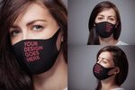 Face Mask Mock-up Behance