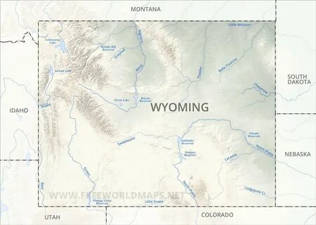 Wyoming Mountain Ranges Map - Florida Key Map