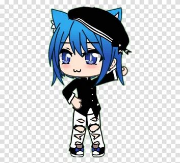 Gacha Gachalife Blue Girl Pose Corpo Cute Gacha Life Blue Gi