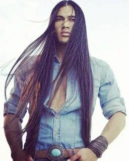 Lawd have mercy #native #beauty #male 🧡 Long hair styles men