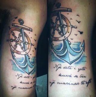 70 Ship Wheel Tattoo Designs For Men - A Meaningful Voyage