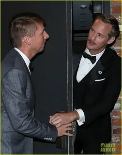 Alexander Skarsgard Jokingly Denies Jack McBrayer Entry to E