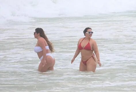 Chiquis Riviera - In a bikini in Tulum GotCeleb