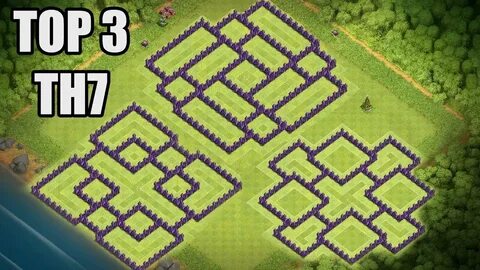 Top 3 Clash of Clans TH7 Base CoC Town Hall 7 War & Hybrid B