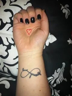 the tattoo and what I share with you Tattoos, Self love tatt