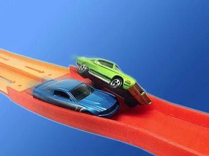 2-Lane Elimination Crash Merger (Compatible w/ Hot Wheels Ra