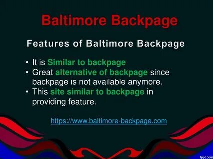 PPT - Baltimore backpage sites like backpage site similar to